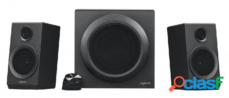 Logitech Bocinas Multimedia con Subwoofer Z333 Negra,