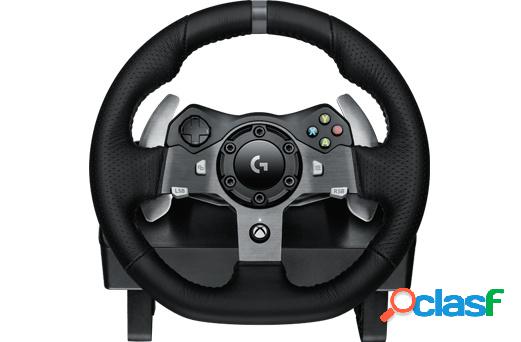 Logitech Volante + Pedales G920, Alámbrico, USB, Negro,