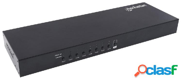 Manhattan Switch KVM 152785, HDMI/USB B, 8 Puertos