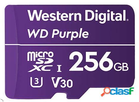 Memoria Flash Western Digital WD Purple, 256GB MicroSDXC V30