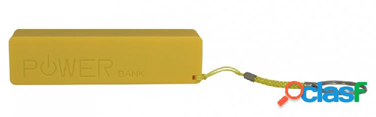 Cargador Portátil Naceb NA-606, 2200mAh, Amarillo