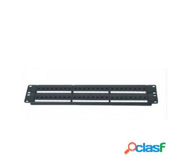Enson Panel de Parcheo Cat6 para Rack de 19'', 48 Puertos,