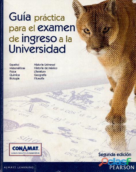 Guía de Estudio para el Examen de ingreso a la UNAM CONAMAT