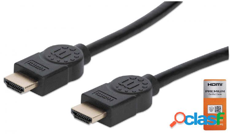 Manhattan Cable Plano HDMI 2.0 Macho - HDMI Macho, 5 Metros,