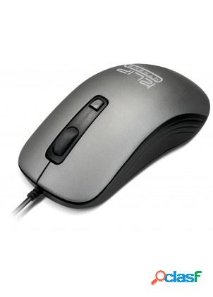 Mouse Klip Xtreme Óptico KMO-111, Alámbrico, USB, 1600DPI,