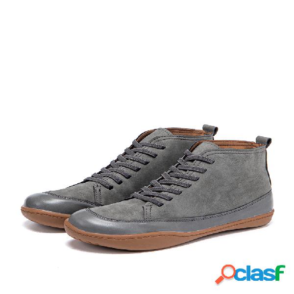 Mujer Plus Talla Punta redonda Cordones delanteros