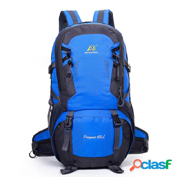 Nylon Impermeable Mochila de gran capacidad al aire libre