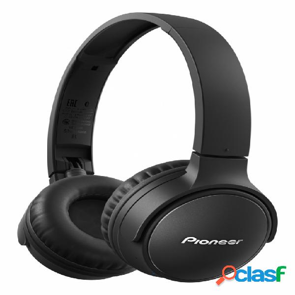 Pioneer Audífonos con Micrófono SE-S3BT-B, Bluetooth,