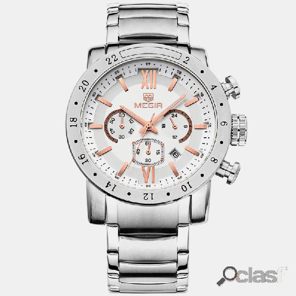 Reloj deportivo de moda para hombre, reloj de cuarzo con