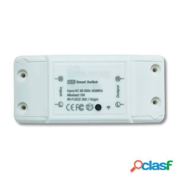 TechZone Interruptor Electrico Inteligente TZBRKSH01, WiFi,