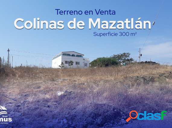 Terreno en venta Colinas de Mazatlán $19,000 dlls.