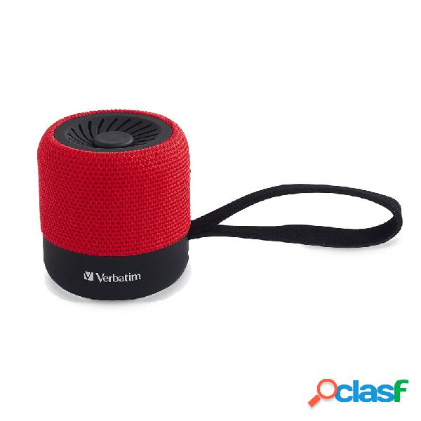 Verbatim Bocina Portátil Mini, Bluetooth, Inalámbrico, 3W