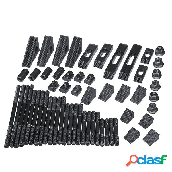 58pcs kit de herramientas de sujeción para fresado /