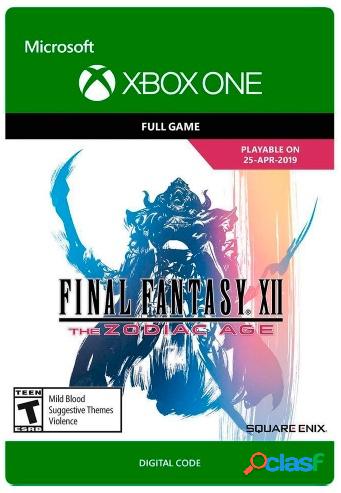 Final Fantasy XII The Zodiac Age, para Xbox One - Producto