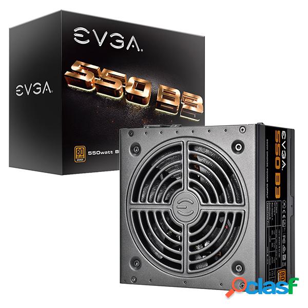 Fuente de Poder EVGA 220-B3-0550-V1 80 PLUS Bronze, 24 pin