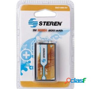 Steren Pila Recargable BAT-NM-9V, 9V, 1 Pieza