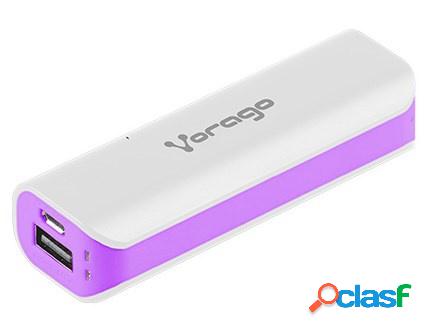 Cargador Portátil Vorago PowerBank AU-107, 2600mAh, USB,
