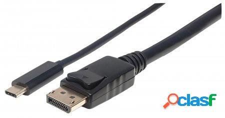 Manhattan Cable USB C Macho - DisplayPort Macho, 2 Metros,