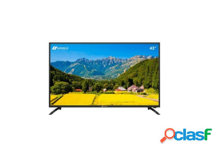 Sansui TV LED SMX-43P28NF 43", Full HD, Widescreen, Negro