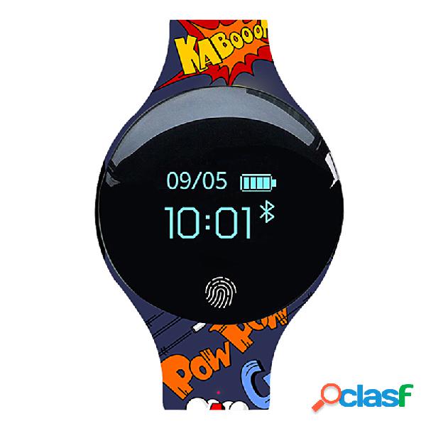 Trendy Smart Watch pulsera Multifunctional Black Round