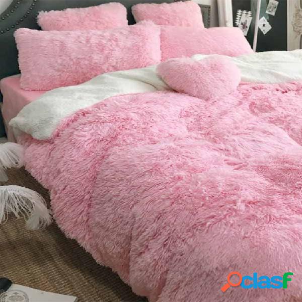 200cm de largo Plush Ultra Soft Warm Sofa Cover Juego de