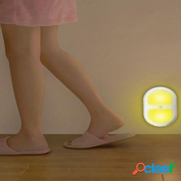 8 LED Luz nocturna Detector de movimiento inalámbrico Pared