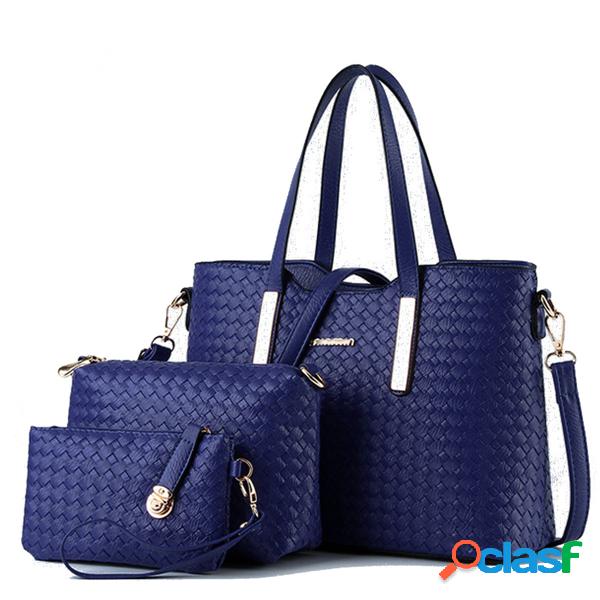 Bolso bandolera retro de PU para mujeres