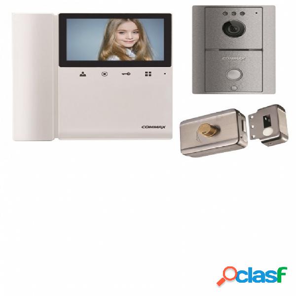 Commax Videoportero CDV-43K2, Monitor 4.3", Altavoz,