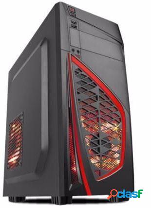 Gabinete Gamer Eagle Warrior CG-08R1, ATX/micro-ATX, 2x USB