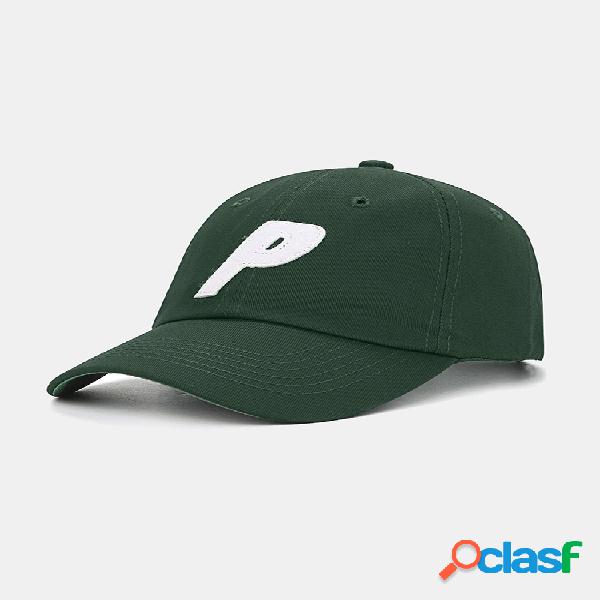 Gorra de béisbol unisex de algodón de color sólido con