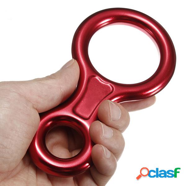 IPRee ™ 30KN Escalada Rappel Dscender Ocho Anillo Aluminio