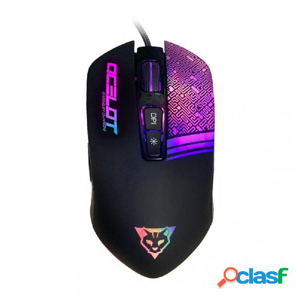 Mouse Gamer Ocelot Gaming Óptico OGMM02, Alámbrico, USB A,