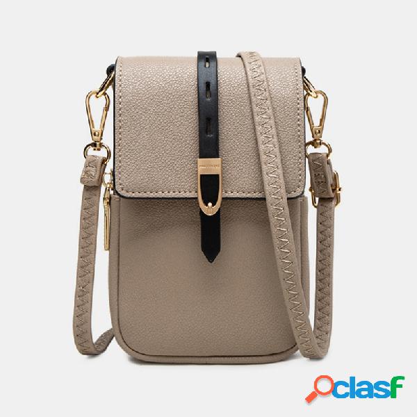 Mujer Patchwork informal Teléfono de 6.3 '' pulgadas Bolsa
