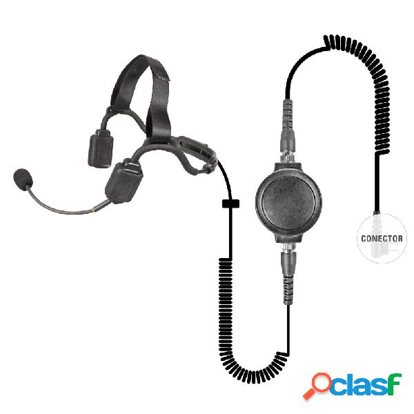 Pryme Auricular con Micrófono, Negro, para Motorola