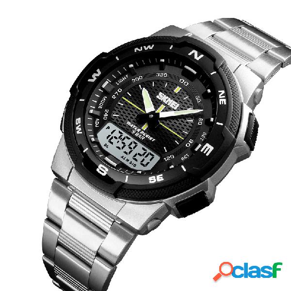 Reloj de pulsera para hombre de estilo empresarial Chrono
