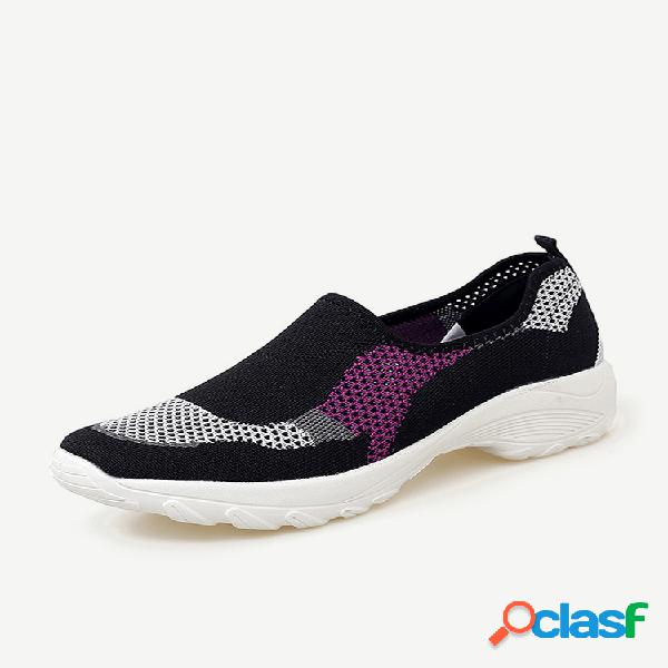 Zapatillas de plataforma informales cómodas y cómodas de