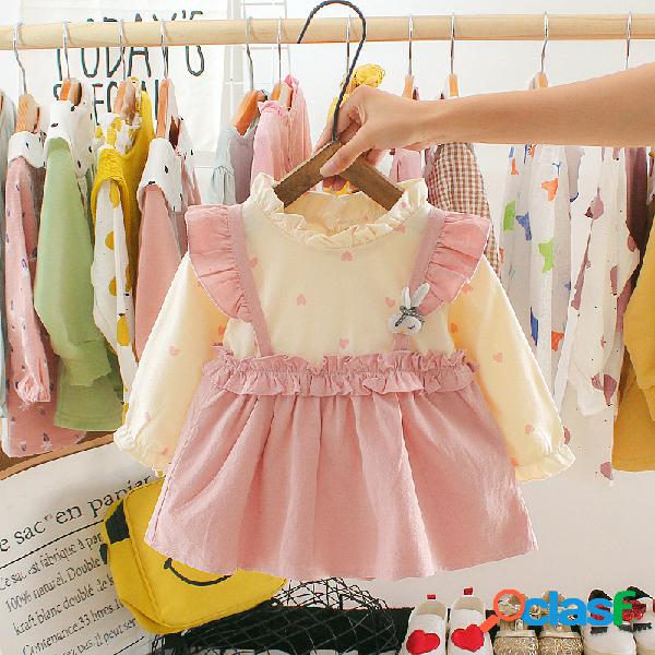 Bebé niña de manga larga princesa Vestido