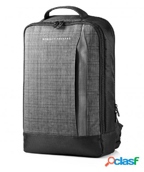 HP Slim Ultrabook Backpack para Laptop 15.6", Negro/Gris