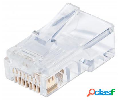 Intellinet Jack Cat5e UTP, RJ-45, Transparente, 100 Piezas
