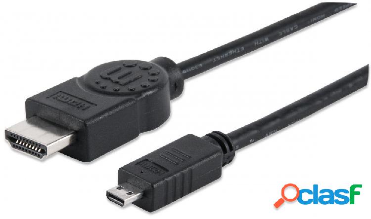 Manhattan Cable HDMI de Alta Velocidad con Canal Ethernet,