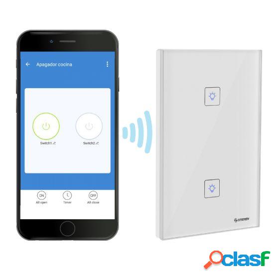 Steren Interruptor de Luz Inteligente Touch SHOME-110,