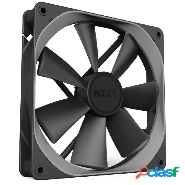 Ventilador NZXT Aer P, 140mm, 500-1800RPM, Negro/Gris