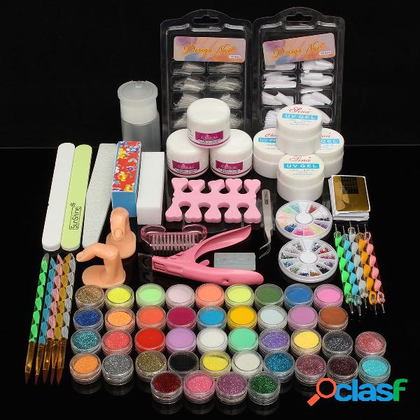 Kit de manicura profesional Artesanía de uñas con polvos