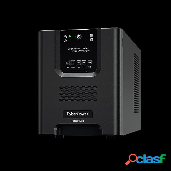 No Break CyberPower PR1000LCD, 700W, 1000VA, Entrada