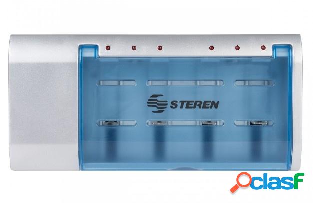 Steren Cargador Universal CRG-500 para 1- 6 Pilas AA/AAA/C/D