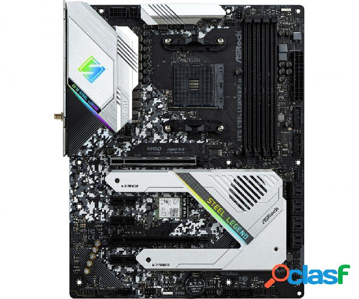 Tarjeta Madre ASRock ATX X570 STEEL LEGEND WIFI AX, S- AM4,