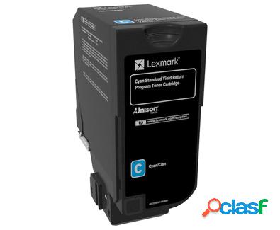 Tóner Lexmark 74C4SC0 Cyan, 7000 Páginas