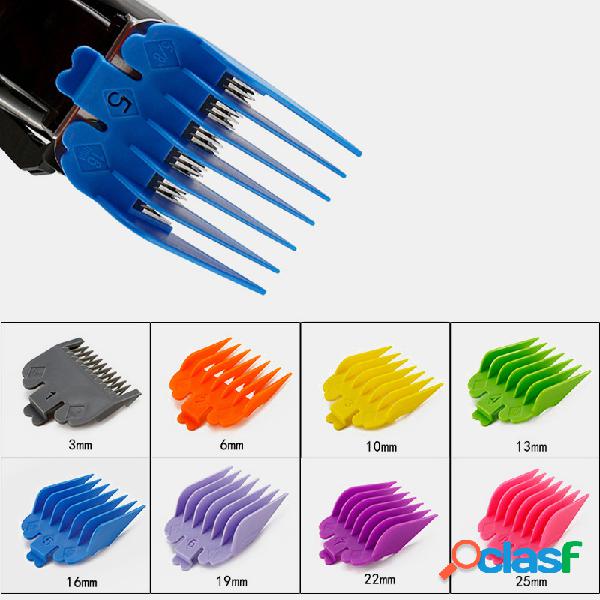 8 Uds., Tijeras eléctricas de colores, juego de peine de