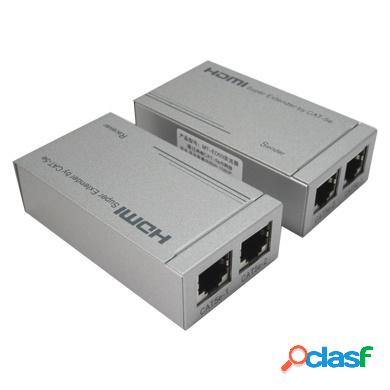 BRobotix Extensor de Video HDMI Alámbrico Cat5e/Cat6, 1x