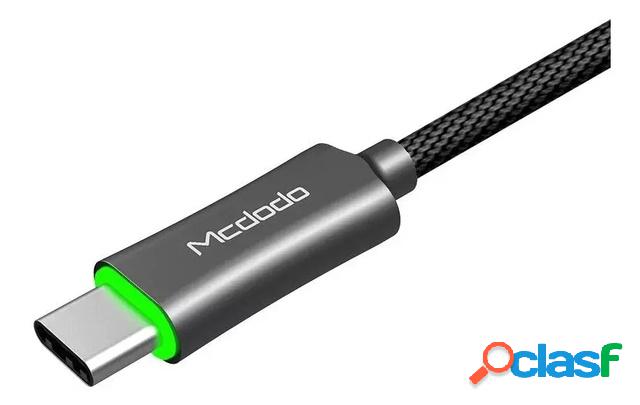 Binden Cable USB A Hembra - USB C Macho, 1 Metro, Gris